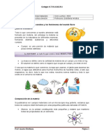 La Materia, Sus Cambios y Los Fenomenos Del Mundo Fisico