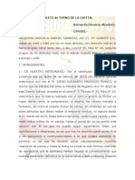 Señora Juez Público de Turno de La Capital Demanda Divorcio Absoluto. Otrosí.