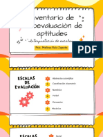 Interpretación de Los Inventarios de Orientación Profesional Universitaria