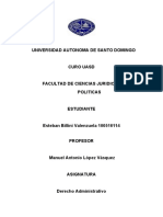 Derecho Administrativo, Tarea 9