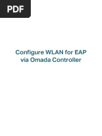 Configure WLAN For EAP Via Omada Controler