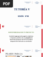 Tutoría V: Sesión N°08