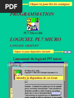 Programmation Logiciel pl7 Micro Langage Grafcet Cliquer Ici Pour Diapositive Suivante Cliquer Ici Pour Lire Les Consignes Consignes