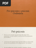 Pre-Psicosis y Psicosis Ordinaria