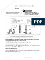 Practical 1: Momentum and Momentum Conservation:: Experimental Instructions