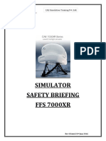 Simulator Safety Briefing FFS 7000XR: Rev 0 Dated 22 June 2016