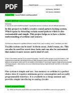 Project Abstract:: Project Title: Sound Pattern Locking System