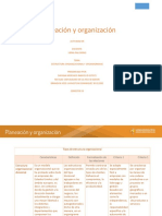 Planeación y Organización