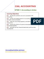 Financial Accounting: WEEK 1 - CHAPTER 1: Accounting in Action