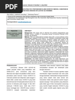 ODONTO Dental Journal. Volume 9. Number 1. July 2022: Correspondence