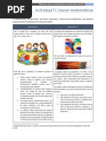 Actividad T1: Hacer Matemáticas: Descripción