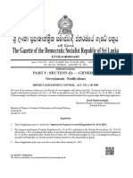 Y%S, XLD M Dka %SL Iudcjd Ckrcfha .Eiü M %H: The Gazette of The Democratic Socialist Republic of Sri Lanka