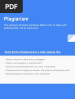 Plagiarism