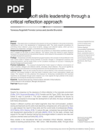 Fostering Soft Skills Leadership Through A Critical Re Ection Approach