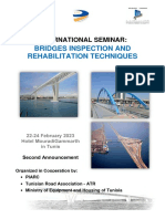 E734415 40051 2nd Announcement International Seminar Bridge Inspection and Rehabilitation Techniques Tunis February 2023