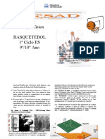 Educação Física Basquetebol 1º Ciclo ES 9º/10º Ano: História Do Basquetebol