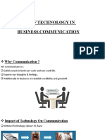 Technology in Business Communication