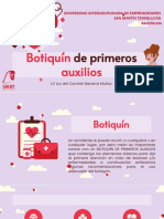 Unidad 2 Botiquín de Primeros Auxilios