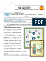 Operaciones Unitarias: Soluciones Tópicas, Linimento Fricción