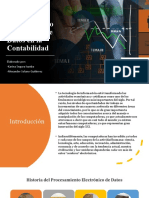 Procesamiento Electrónico de Datos en La Contabilidad: Elaborado Por: - Karina Segura Isaeba - Alexander Solano Gutiérrez