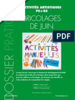 Fiche Pédagogique - Bricolages de Juin