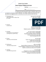 Clinical Opiate Withdrawal Scale 68