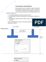 Taller Capacidad Y Asentamientos: Q1 222.55 KN Q2 270.86 KN Superficie Del Terreno