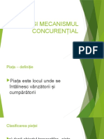 Piața Și Mecanismul Concurențial