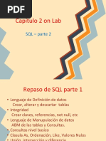 Capítulo 2 On Lab: SQL - Parte 2