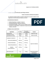 Asunto: Consulta de Clasificación de Producto