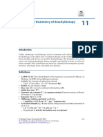 Physics and Dosimetry of Brachytherapy: Γ), aka gamma constant: Exposure rate per millicurie ΓA