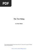 Paul Tillich - The New Being, Existential Sermons, 1955