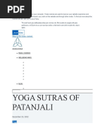 Yoga Sutras of Patanjali: Skip To The Main Content