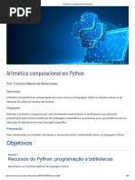 Aritmética Computacional em Python