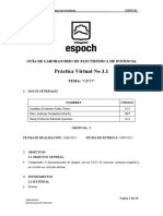 Práctica Virtual No 3.1: Guía de Laboratorio de Electrónica de Potencia