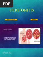 Peritonitis: DR. Fernando Gonzalez AÑO 2023