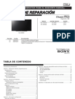 Sony kdl-32r430b 40r480b Chassis Itc3 Ver.2.0 Segm - Me RM