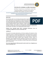 Determinación de Las Fases de Crecimiento en Cultivos Bacterianos