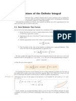 4 Applications of The Definite Integral: 4.1 Area Between Two Curves