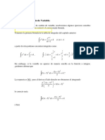 El Método de Cambio de Variable.: Si K X DX X