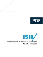 Guía de Desarrollo de Proyecto de Investigación Aplicada e Innovación