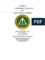 Laporan Praktek Kerja Lapangan PKL TAHUN DIKLAT 2022/2023: Teknik Komputer & Jaringan