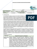 Planificacion Anual de Matematica-5º