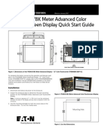 PXM4/6/8K Meter Advanced Color Touchscreen Display Quick Start Guide