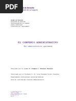 El Convenio Administrativo: The Administrative Agreement