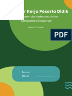 Lembar Kerja Peserta Didik: Ekosistem Dan Interaksi Antar Komponen Ekosistem