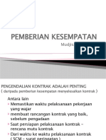 Pemberian Kesempatan: Mudjisantosa LKPP