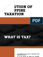 Evolution of Philippine Taxation