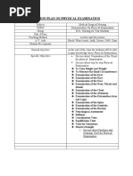 Lession Plan On Physical Examination