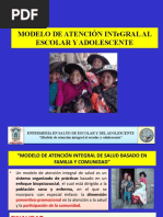 Modelo de Atención Integral Al Escolar y Adolescente